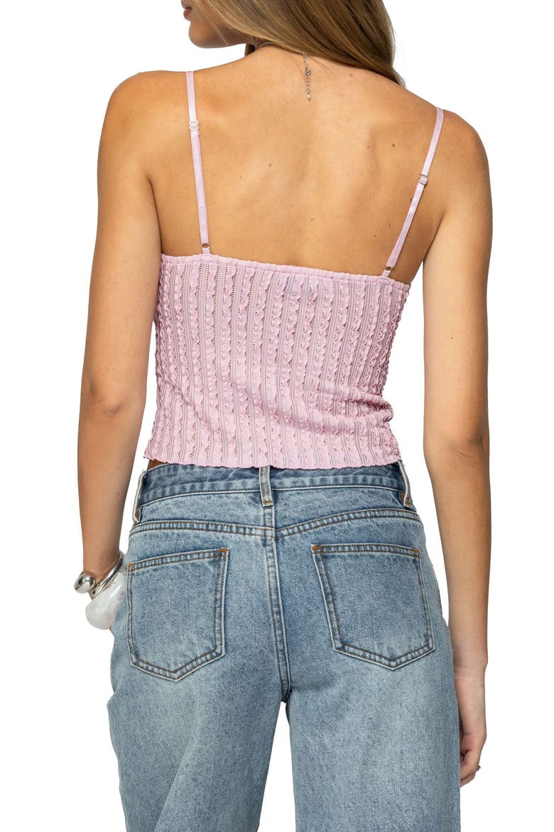 Aryah Ruffle Camisole, Alternate, color, PINK