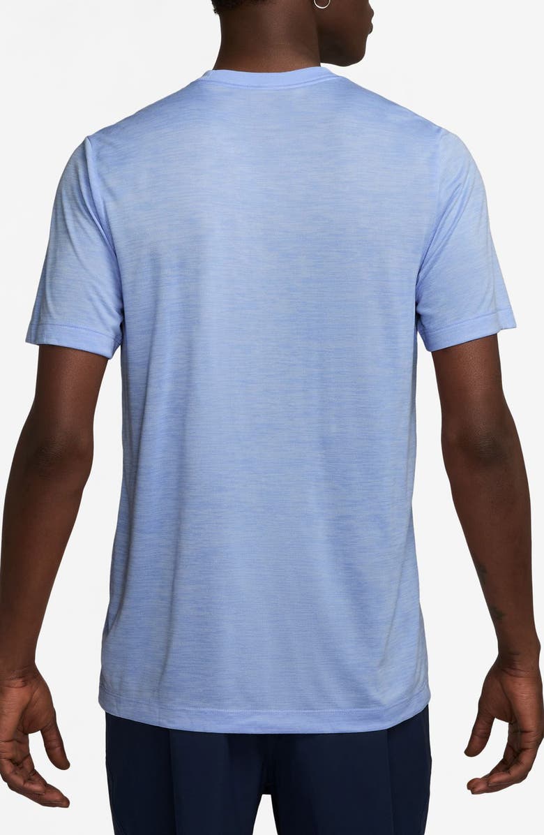 Nike Dri-FIT Fitness T-Shirt, Alternate, color, Aluminum/ Pure/ White