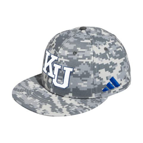 Men's adidas  Camo Kansas Jayhawks On-Field Fitted Baseball Hat