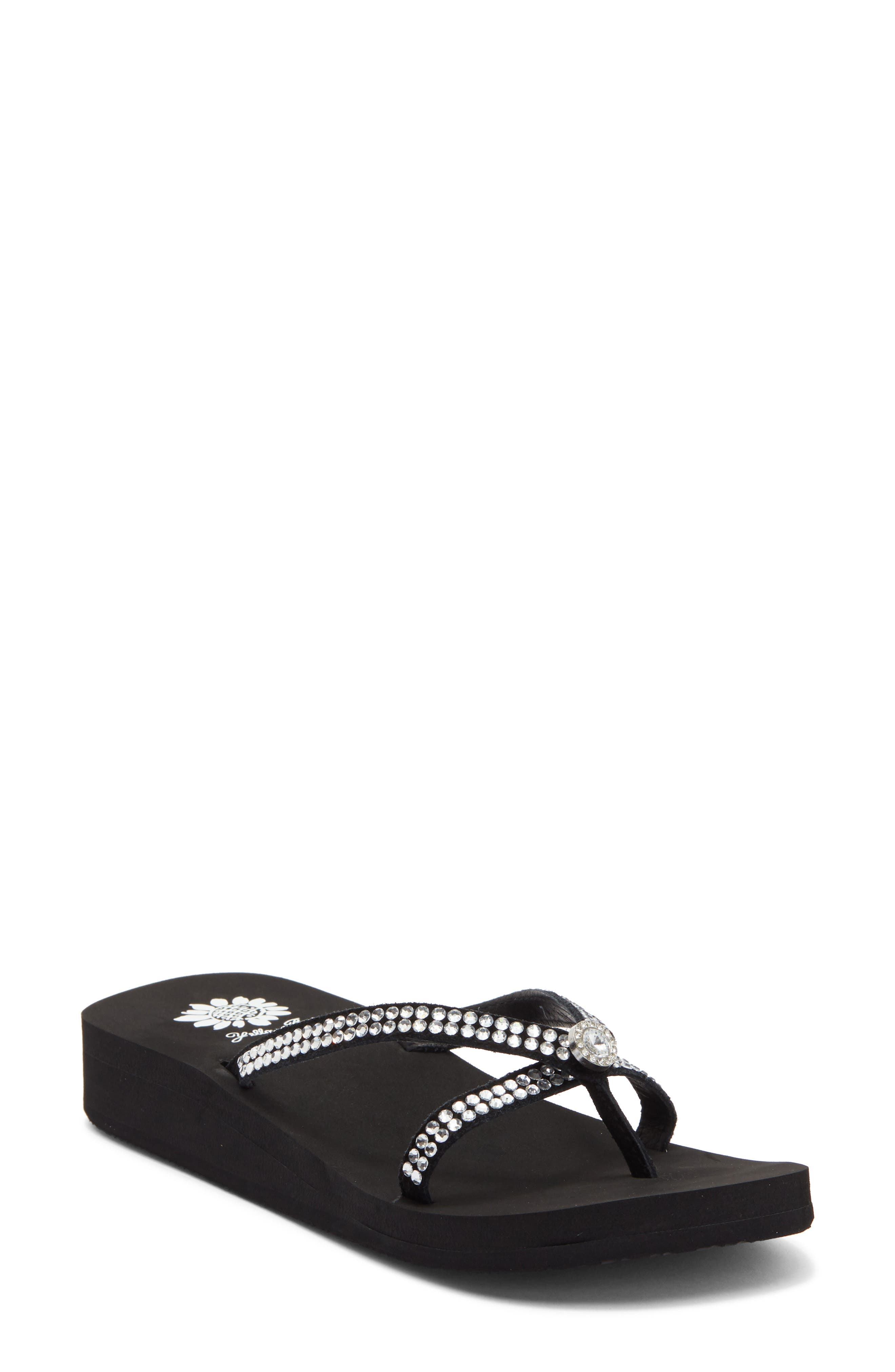 Yellow Box Premium Stormy Platform Sandal, Main, color, Black