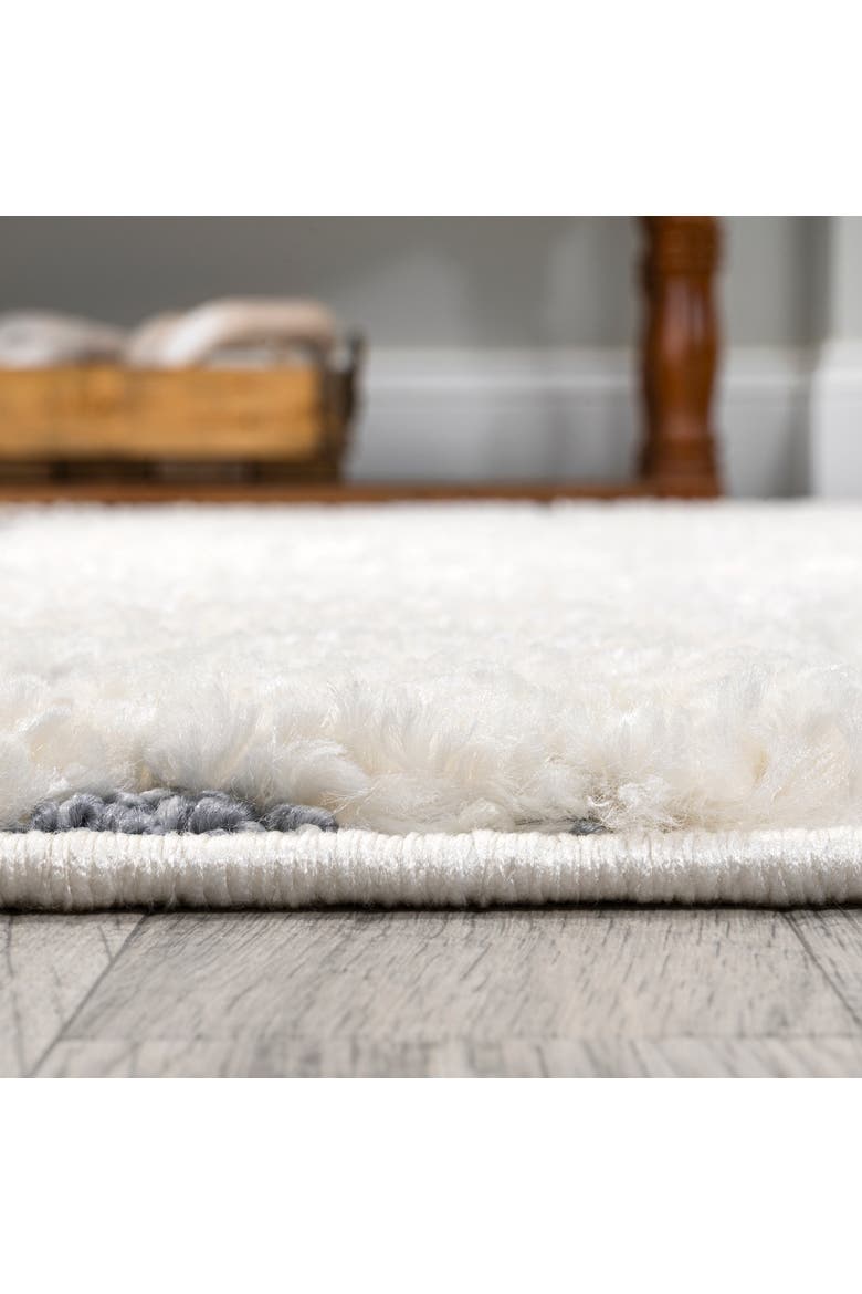 Pia Moroccan Trellis Plush Carved Area Rug, Alternate, color, Multi/Cream