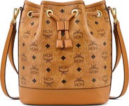 MCM Dessau Drawstring Bag in Visetos