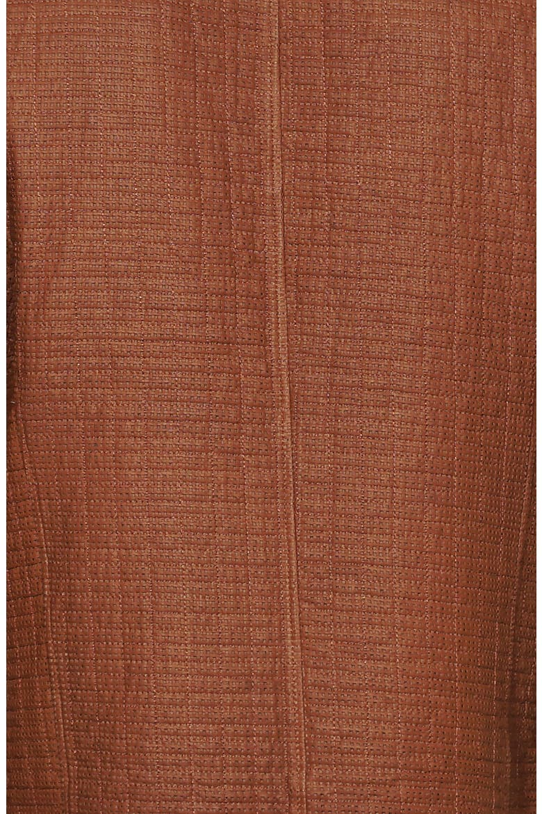 Perforated Lambskin Leather Jacket, Alternate, color, BROWN