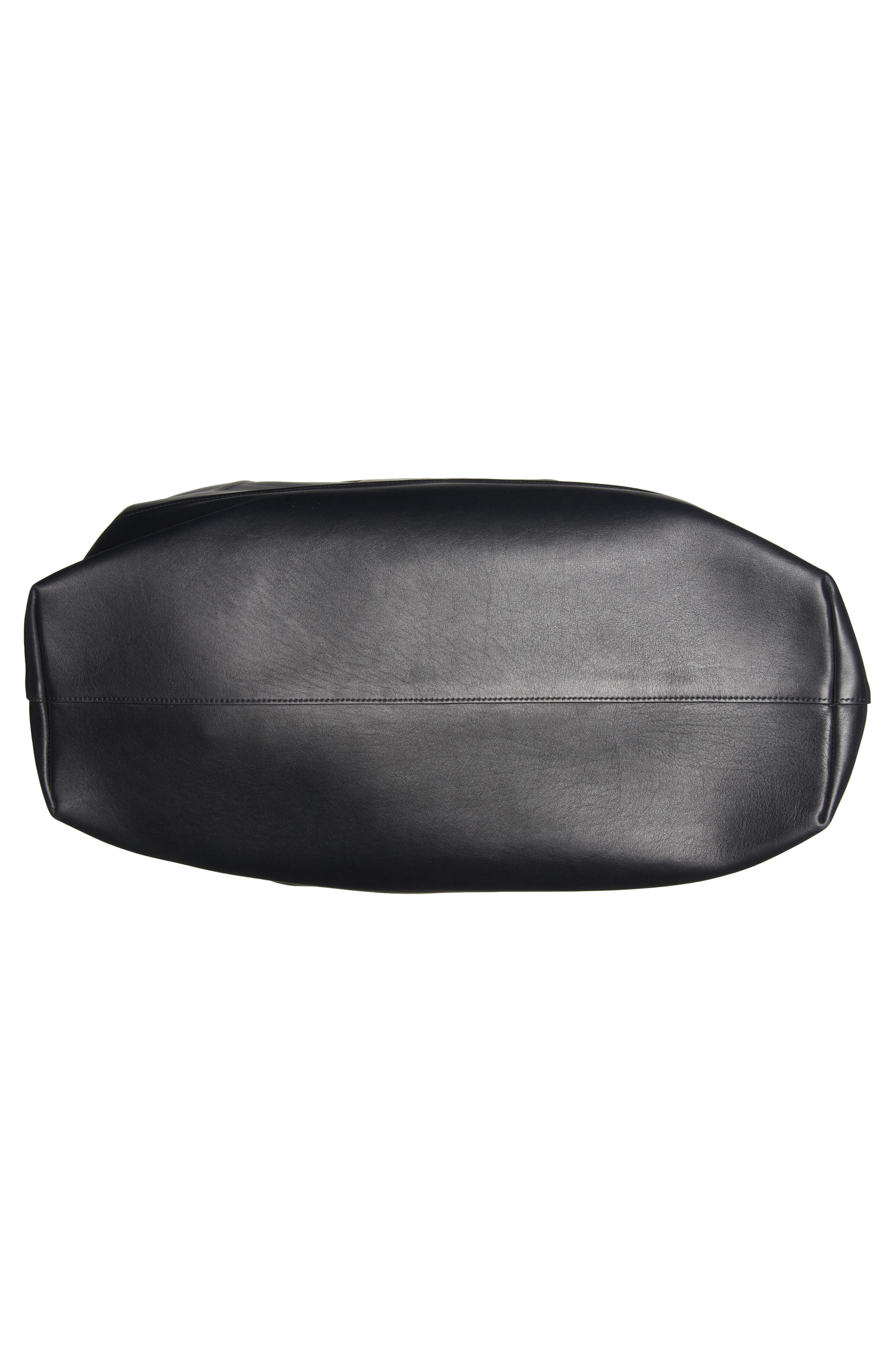 Dolce&Gabbana DG Logo Leather Tote, Alternate, color, Nero