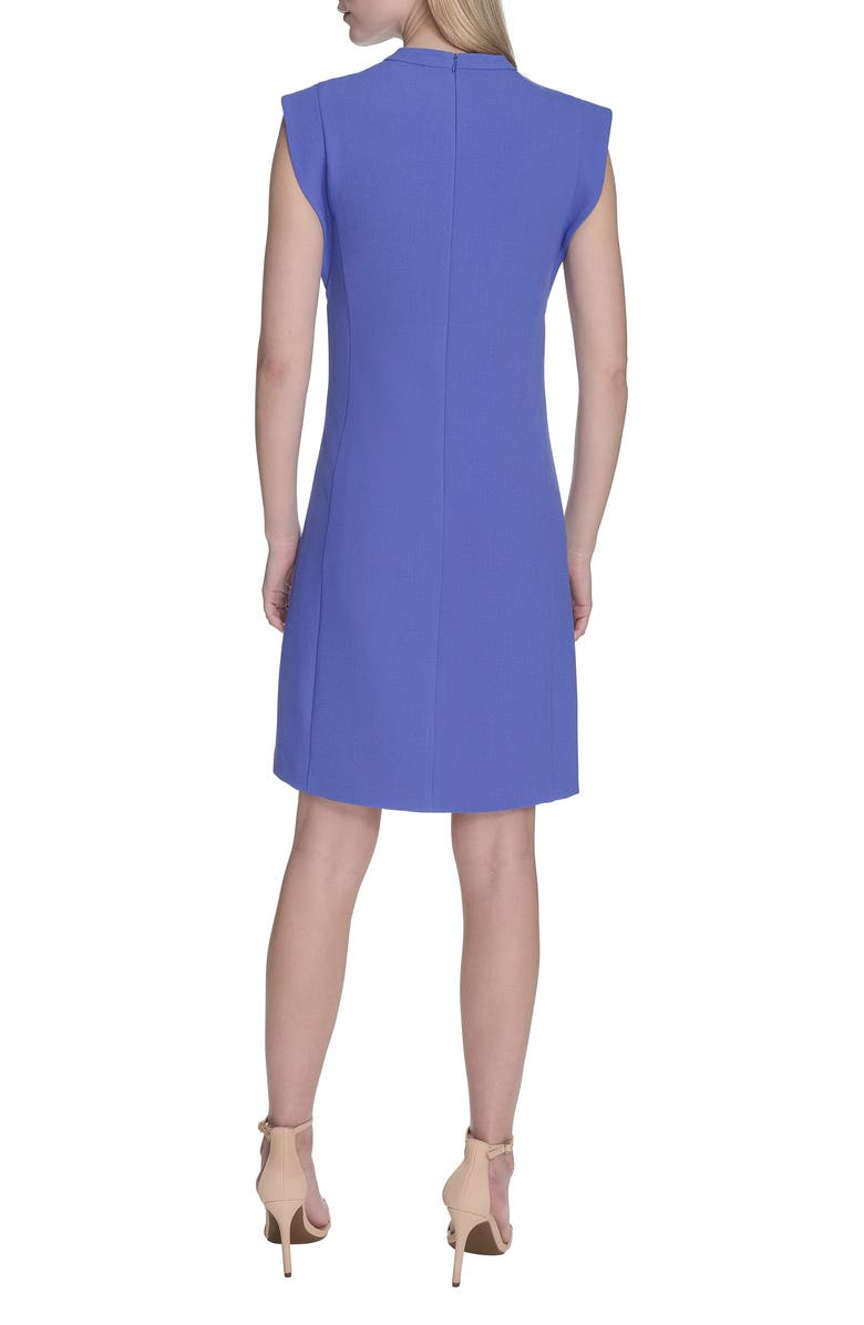 Vince Camuto Floral Cutout Cap Sleeve Signature Stretch Crepe Dress, Alternate, color, 