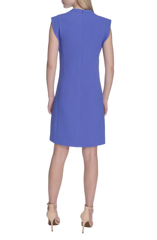 Vince Camuto Floral Cutout Cap Sleeve Signature Stretch Crepe Dress