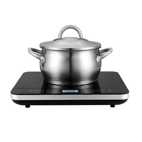 Salton Induction Cooktop With Temperature Probe In Black