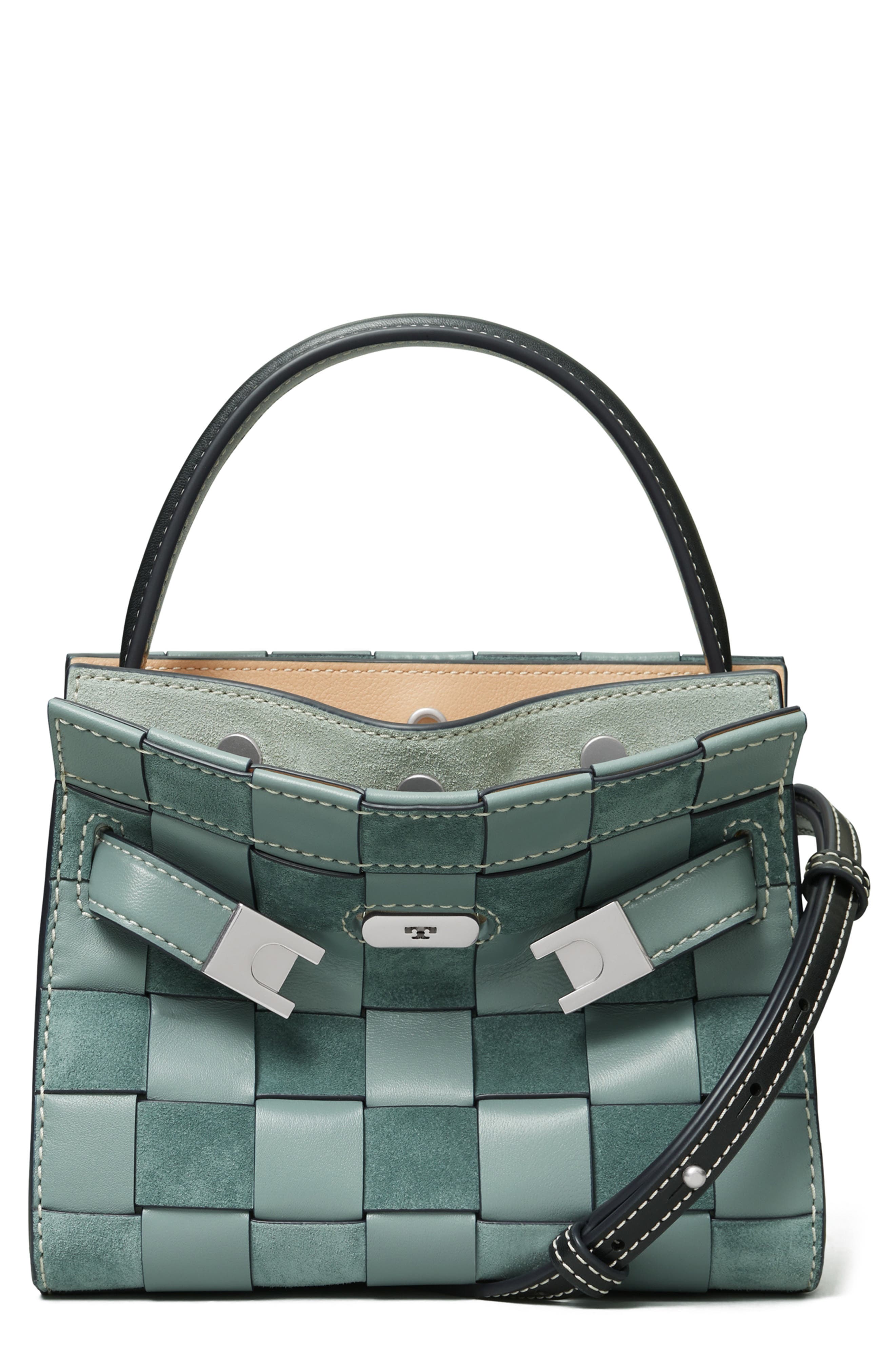 Tory Burch Lee Radziwill Petite Double Bag, Main, color, 