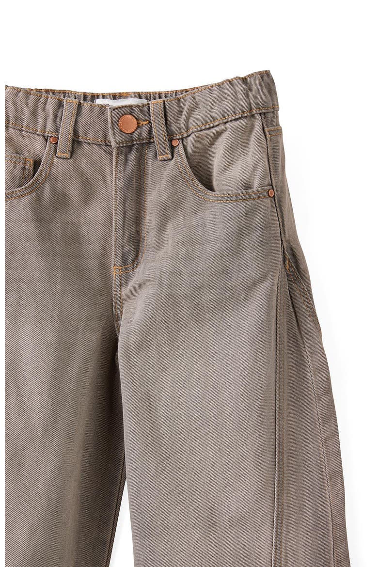 Kid's Unisex Super Barrel Leg Denim Jean, Alternate, color, Light Manly Grey