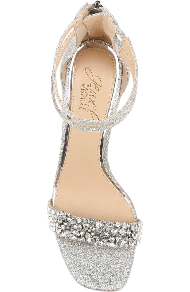 Jewel Badgley Mischka Natala Ankle Strap Sandal, Alternate, color,