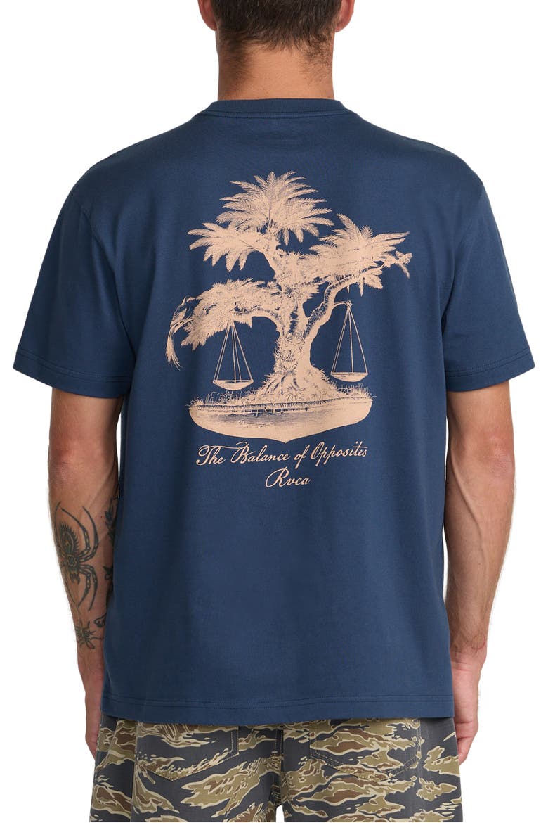 Balance Tree Graphic T-Shirt, Alternate, color, MOODY BLUE