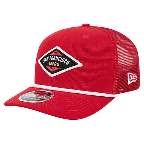 Men's New Era  Scarlet San Francisco 49ers Team 9SEVENTY Adjustable Hat