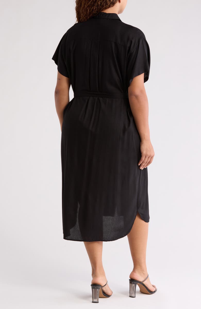 VERO MODA Tie Waist Shirtdress, Alternate, color, 