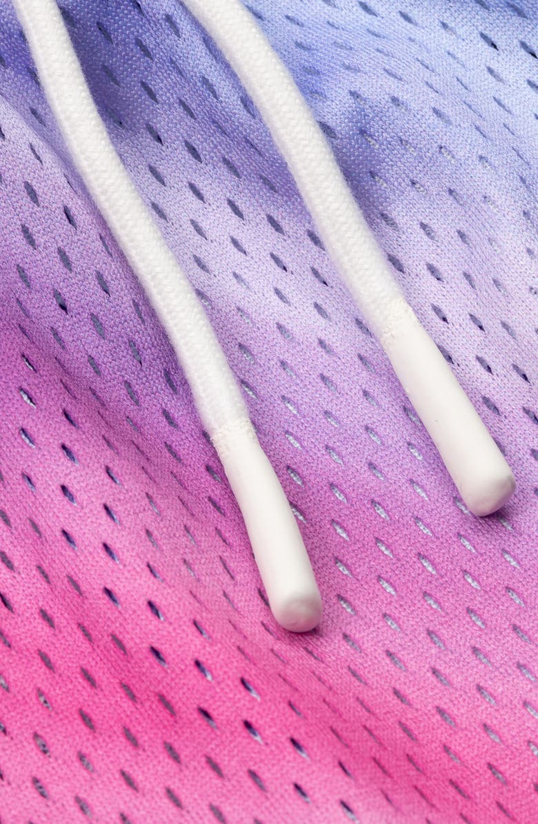 OVERTIME Motion Blur Mesh Shorts, Alternate, color, Pink