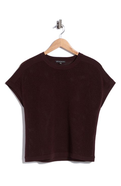 Mesh Openwork Sweater