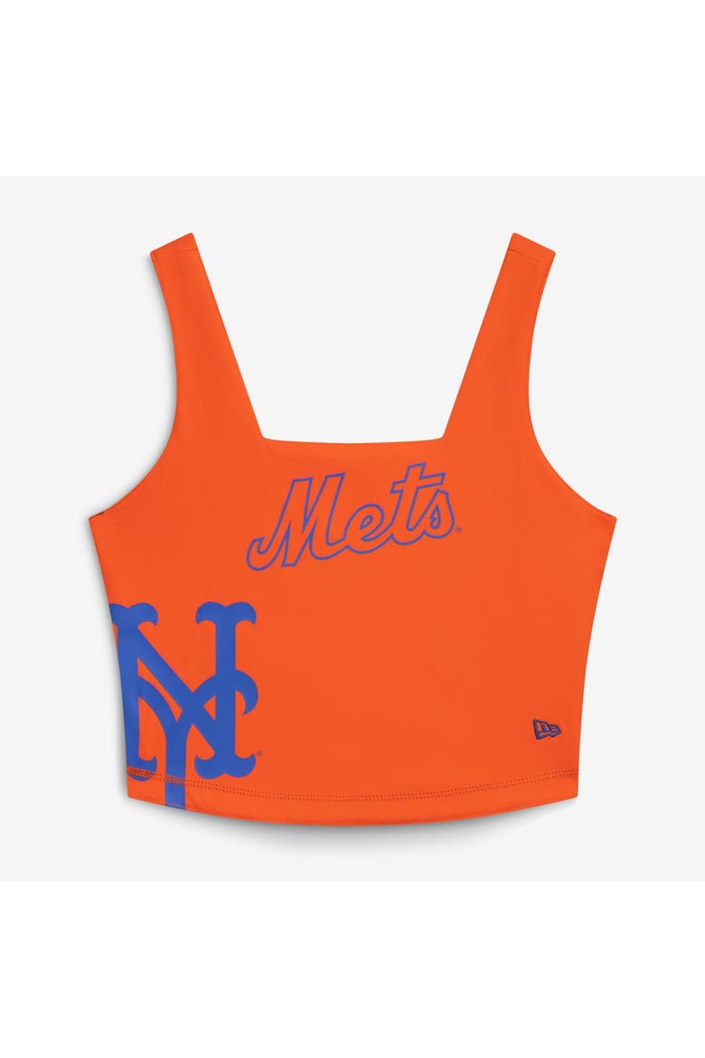 Women's New Era Royal New York Mets Reversible Cropped Sport Classics Tank Top, Alternate, color, Royal