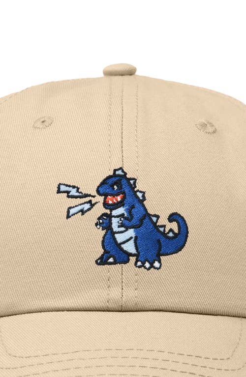 Dalix Big Lizard Cap In Khaki