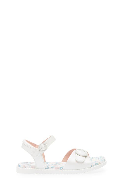 Tucker + Tate Kids' Isabel Sandal In White Shimmer