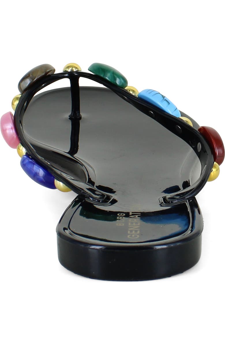 BCBGeneration Uleema Flip Flop, Alternate, color, Black