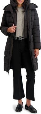 Tahari Greta Longline Hooded Coat