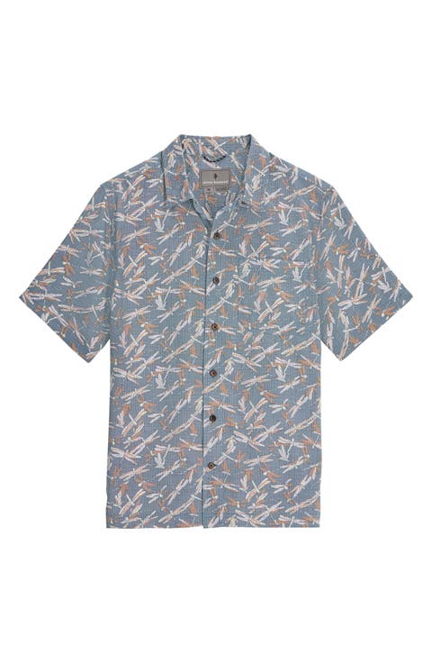 Camino Pucker Short Sleeve Button-Up Shirt