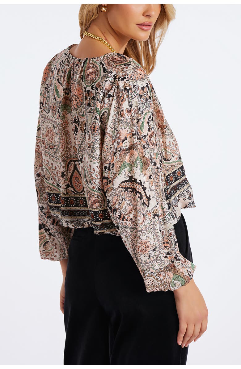 Bishop + Young Maude Bubble Sleeve Top, Alternate, color, Chelsea Print
