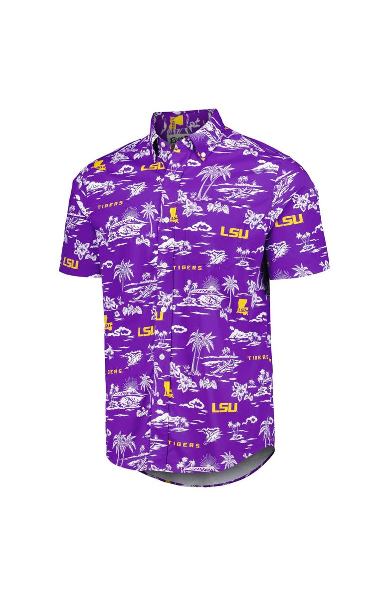Reyn Spooner Men's Reyn Spooner Purple LSU Tigers Classic Button-Down Shirt, Alternate, color, Purple