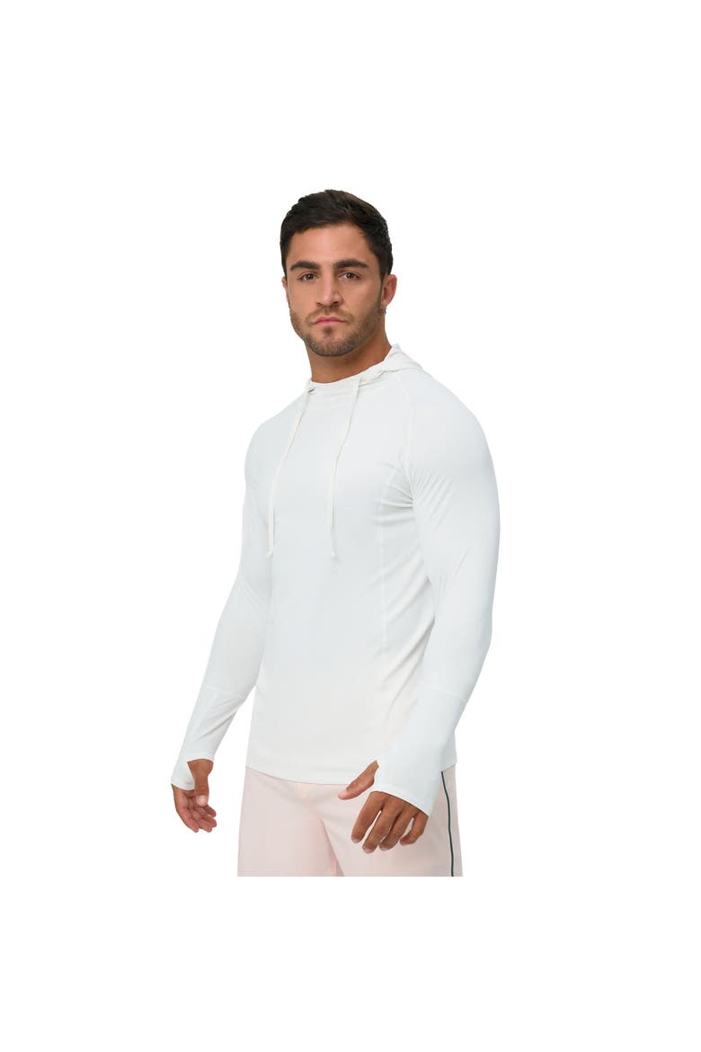 Unisex Long Sleeve UV Protection Hoodie Shirt, Alternate, color, White