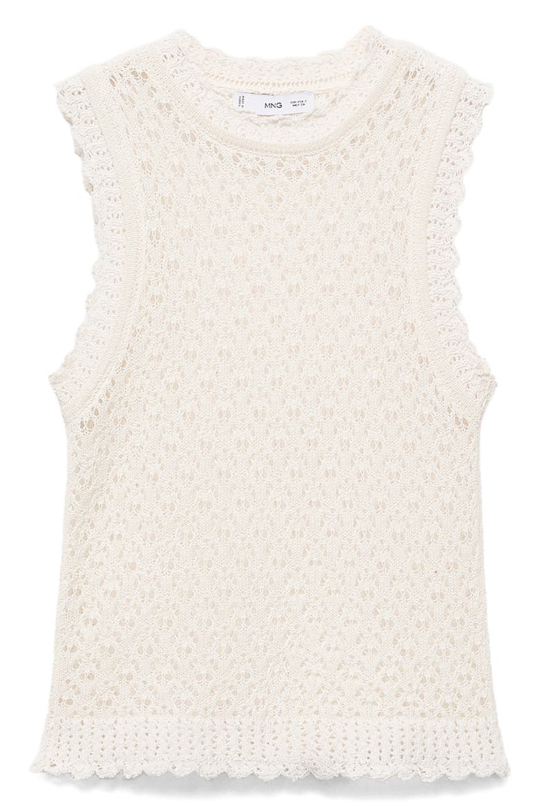 Open Stitch Sweater Tank, Alternate, color, ECRU