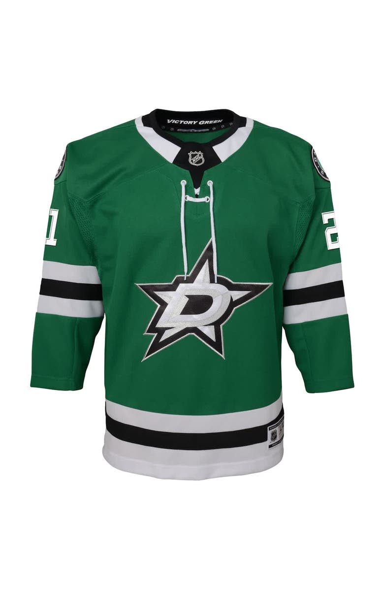 Outerstuff Youth Jason Robertson Kelly Green Dallas Stars Home Premier Player Jersey, Alternate, color, Kelly Green