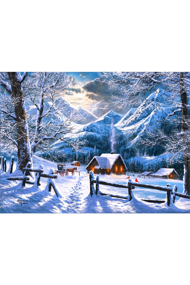 Snowy Morning 1000 piece Jigsaw Puzzle for Adults, Alternate, color, Multicolor