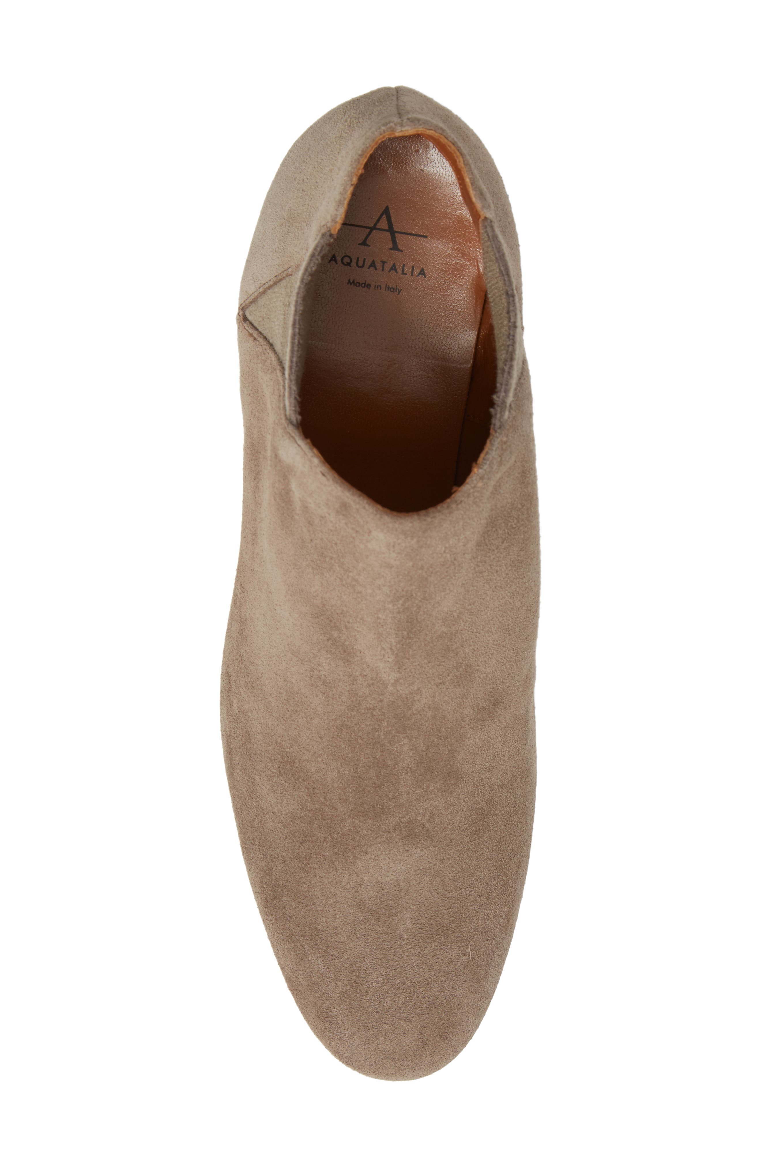 Fleurette Weatherproof Bootie, Alternate, color, MUSHROOM SUEDE