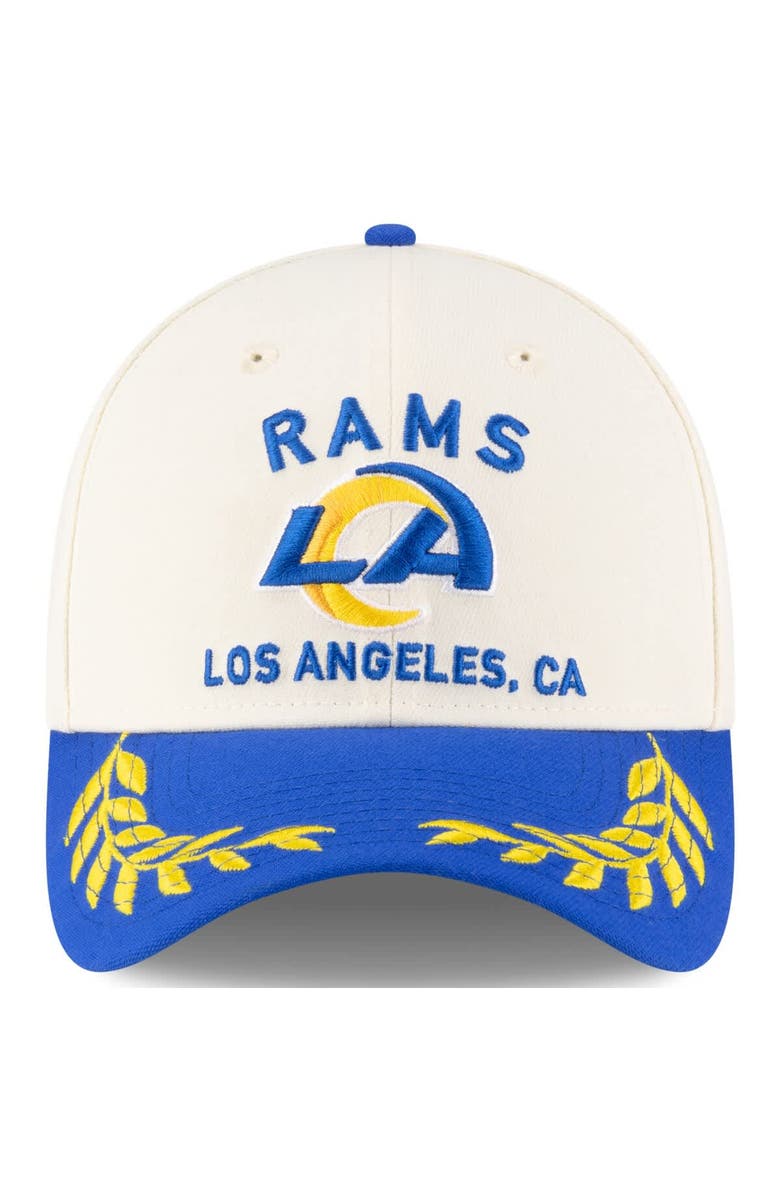 New Era Men's New Era Cream/Royal Los Angeles Rams 2025 NFL Draft 39THIRTY Flex Hat, Alternate, color, Cream