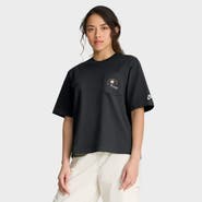 Nike Women's Nike Black Pittsburgh Steelers Rewind Pocket Boxy T-Shirt