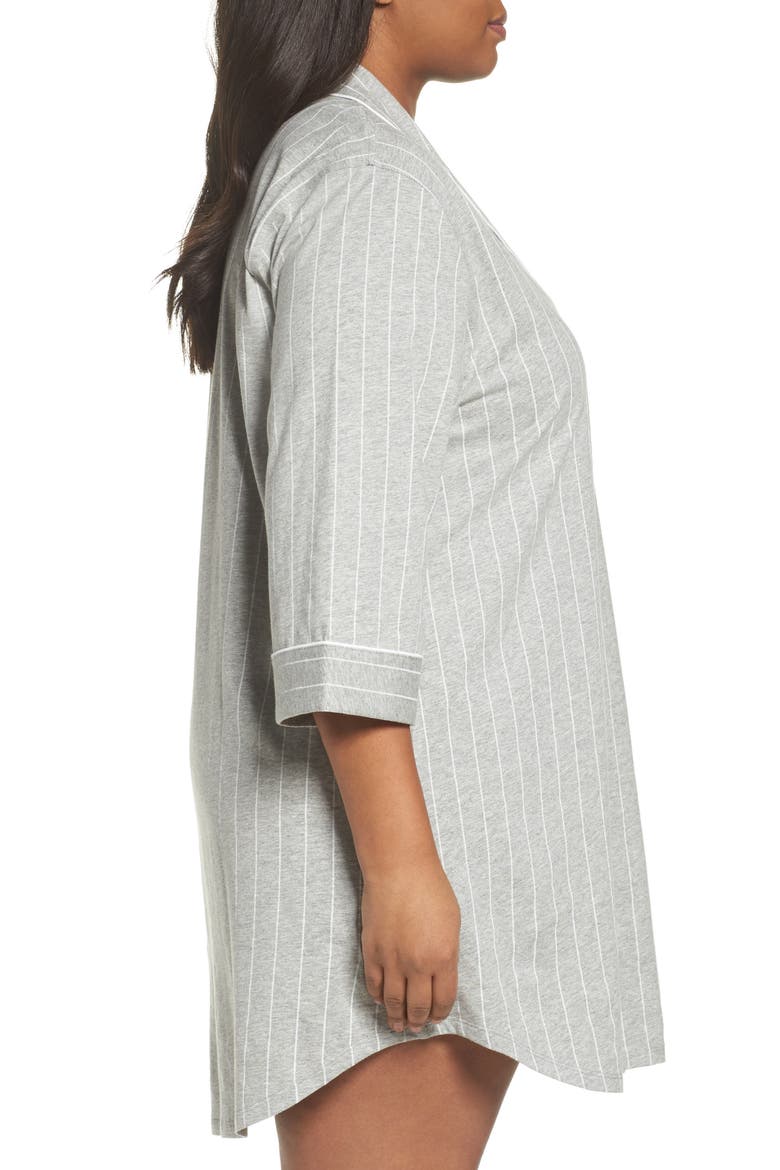 Knit Jersey Sleep Shirt, Alternate, color, GREYSTONE