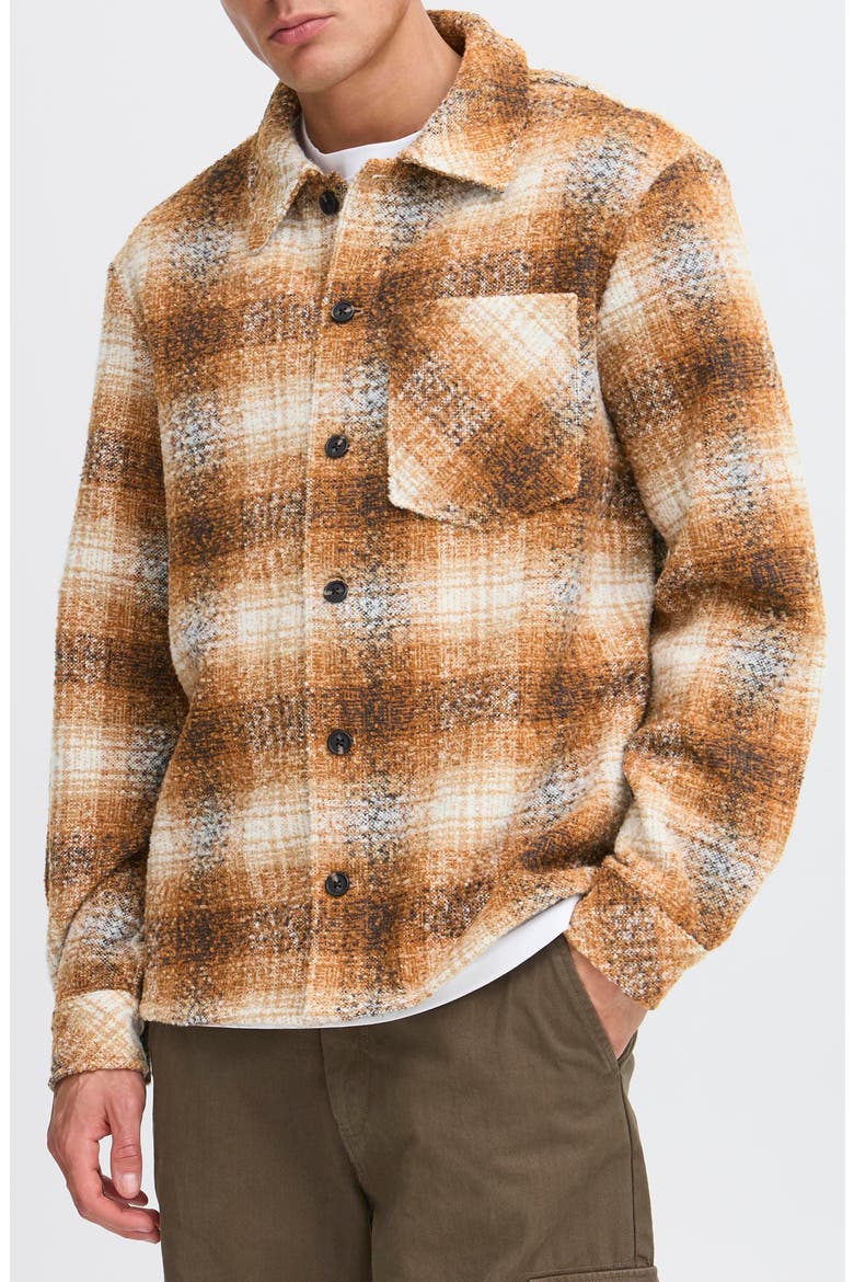 Ronen Plaid Shirt, Main, color, CATHAY SPICE
