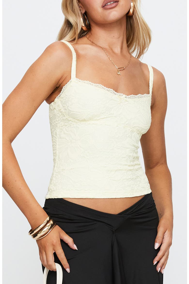 Beacall Lace Camisole, Main, color, CREAM