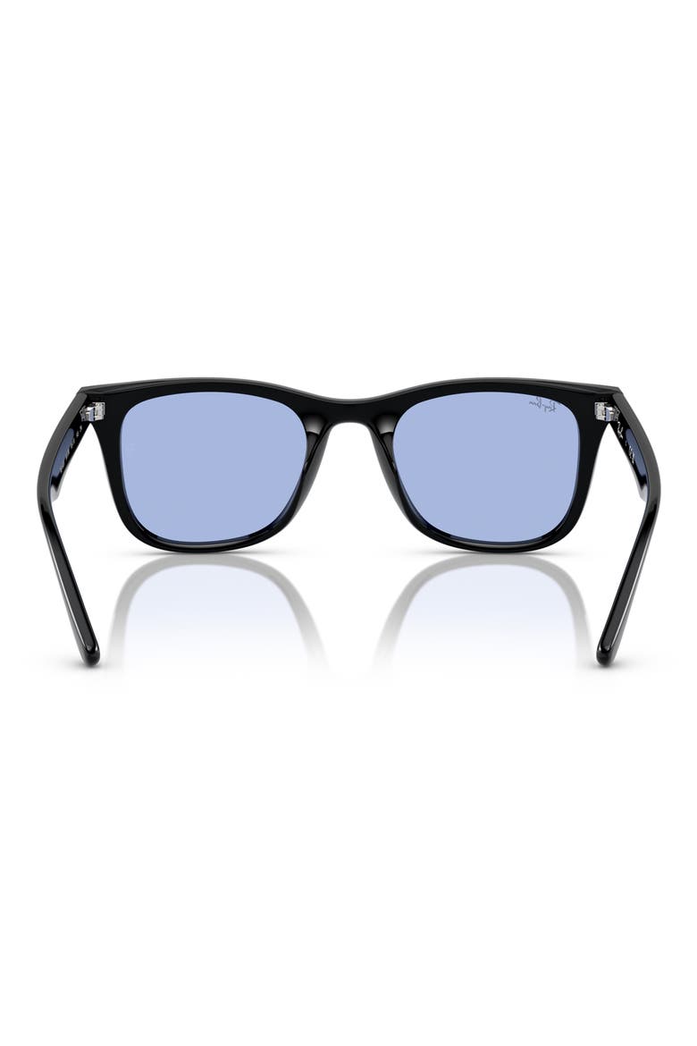65mm Oversize Square Sunglasses, Alternate, color, BLACK