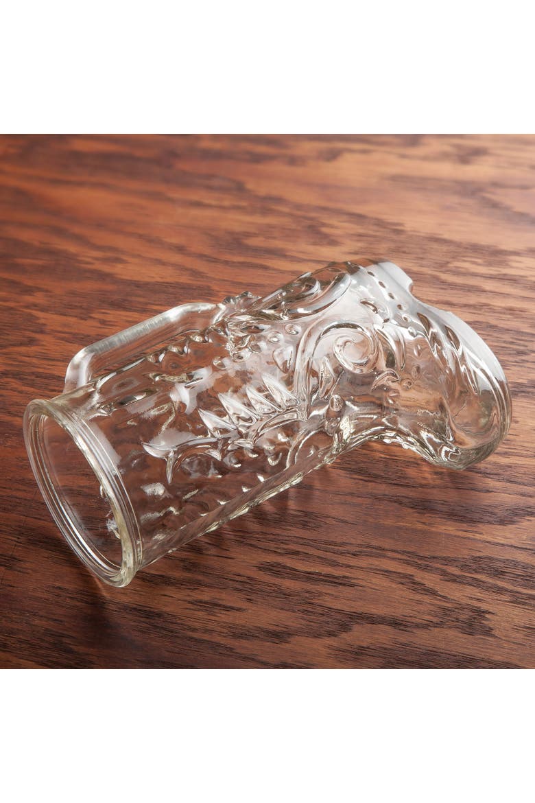 Wild West Boot Glass, 22 oz / 650 ml, Clear Glass, Alternate, color, Clear