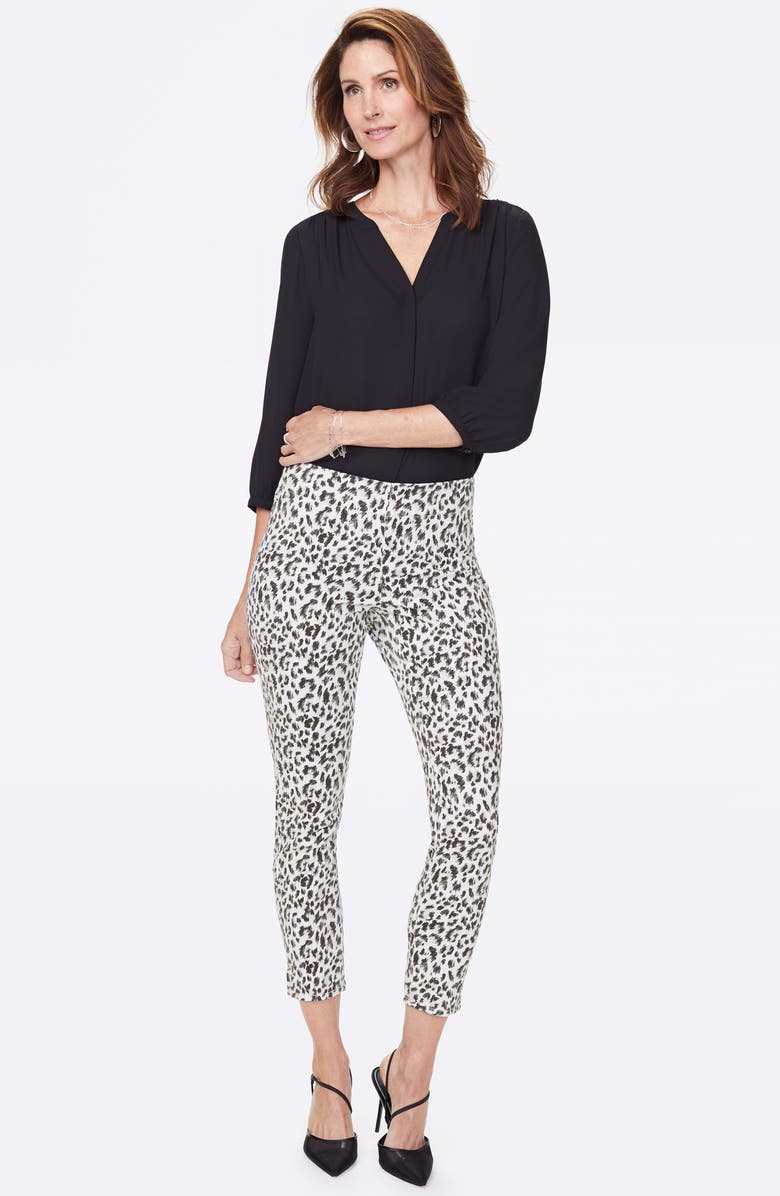 NYDJ Ankle Slit Skinny Jeans, Alternate, color, 