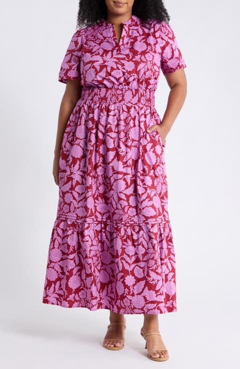 Floral Print Maxi Dress
