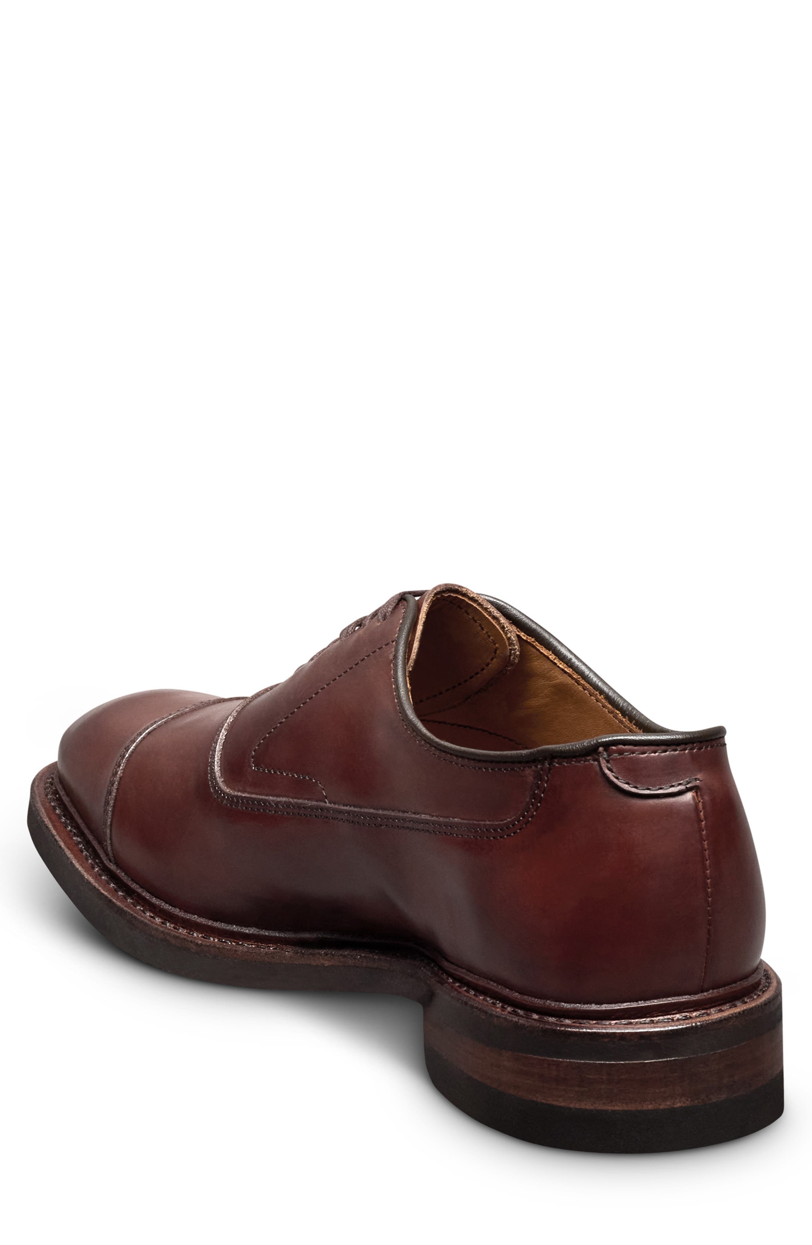 Rhett Cap Toe Oxford Dress Shoe, Alternate, color, CHILI