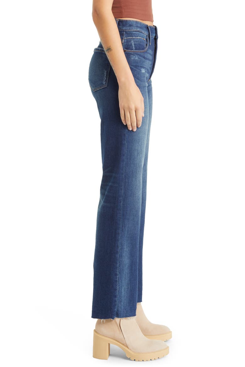 James High Waist Wide Leg Jeans, Alternate, color, DARK RIMINI