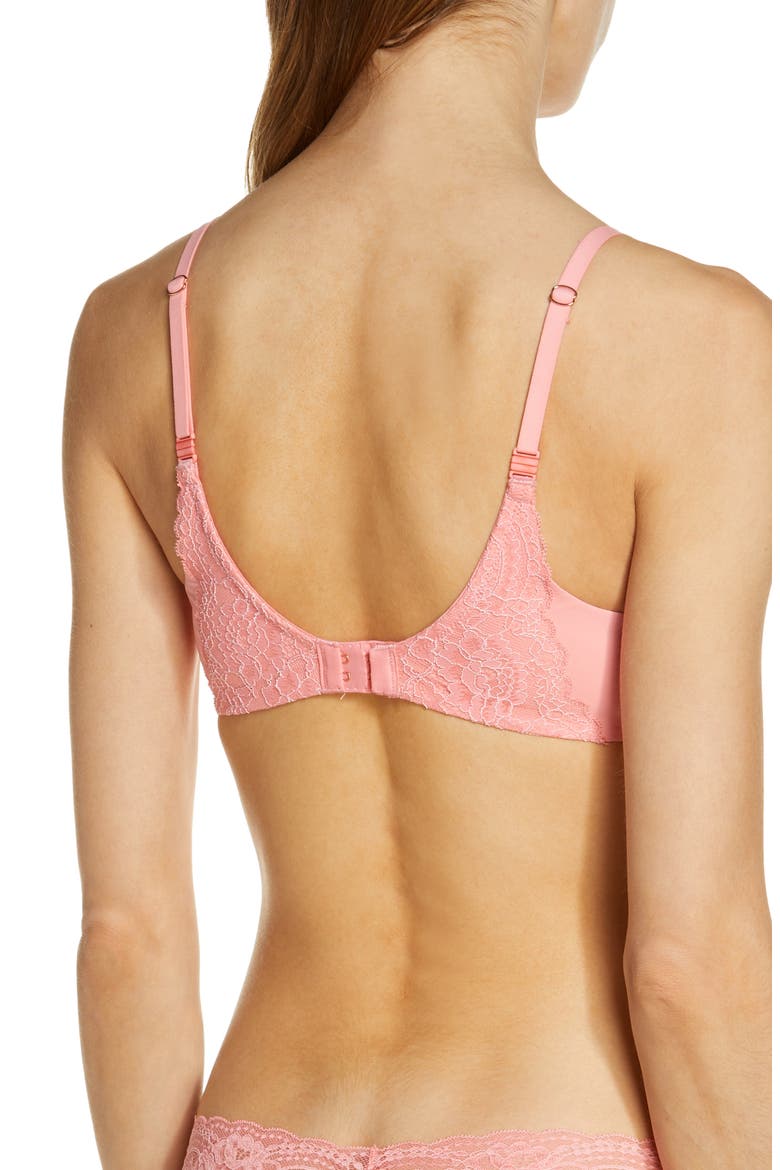 Minx Multi Way Underwire T-Shirt Bra, Alternate, color, PINK/CHIFF