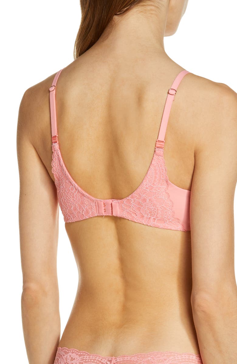 Skarlett Blue Minx Multi Way Underwire T-Shirt Bra, Alternate, color, Pink/Chiff