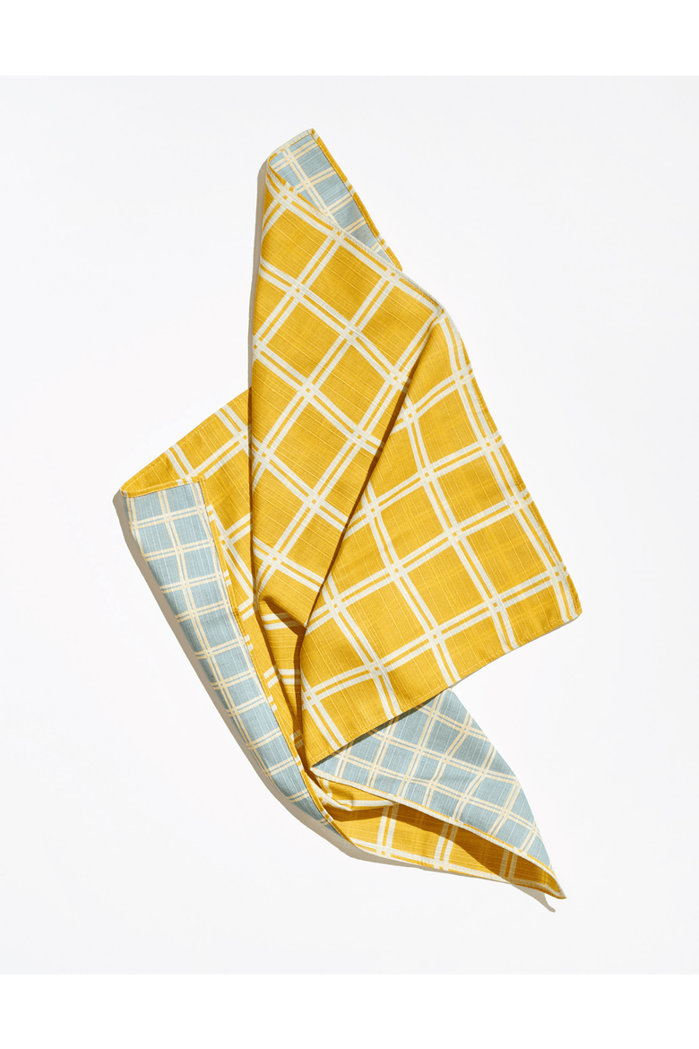 Grid Dinner Napkins - High Season Set of 4, Alternate, color, SKY