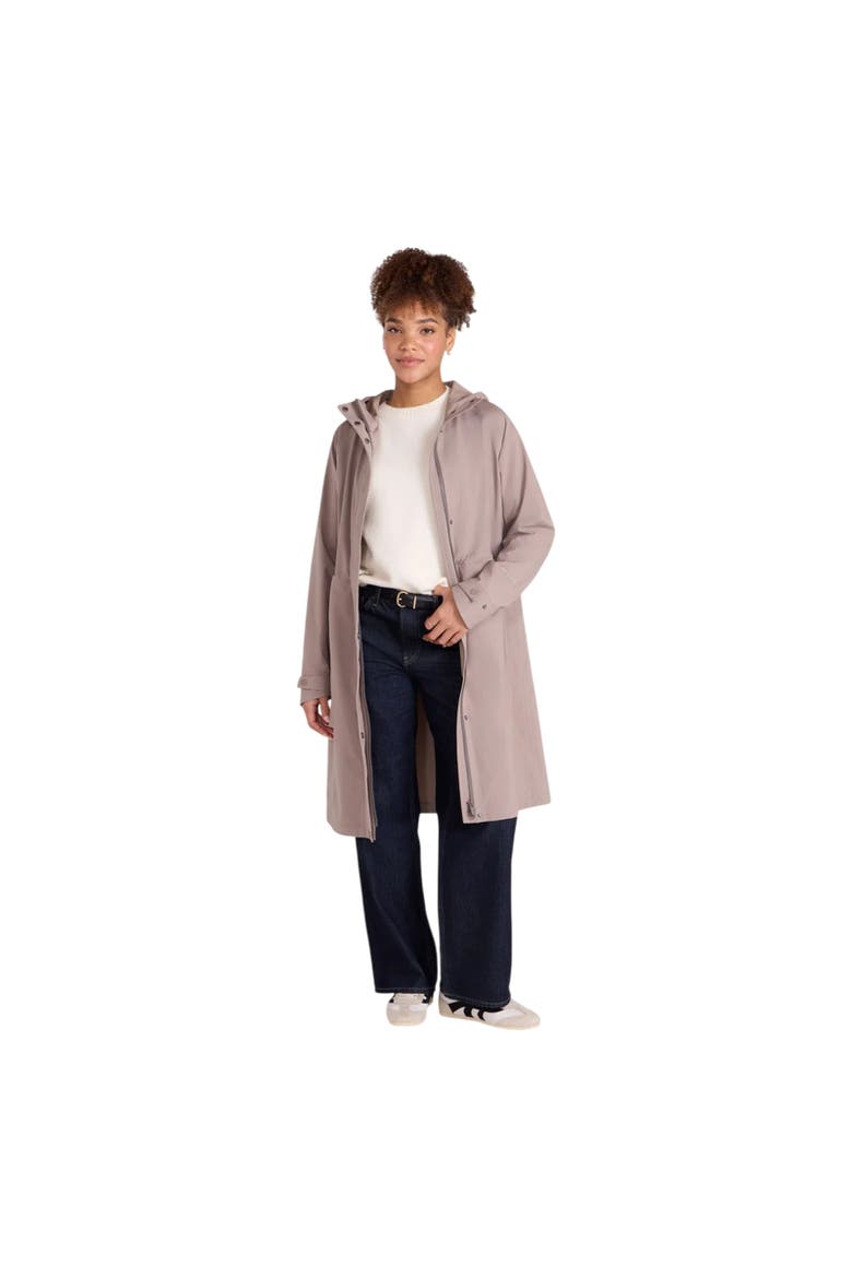 Jade Long Length Waterproof Jacket, Alternate, color, Taupe