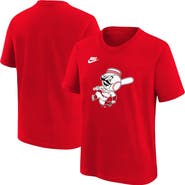 Nike Youth Nike Red Cincinnati Reds Cooperstown Collection Team Logo T-Shirt