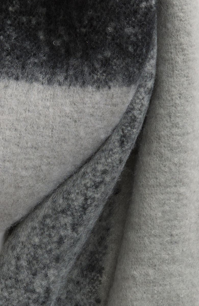 Nordstrom Plaid Brushed Fringed Scarf, Alternate, color,