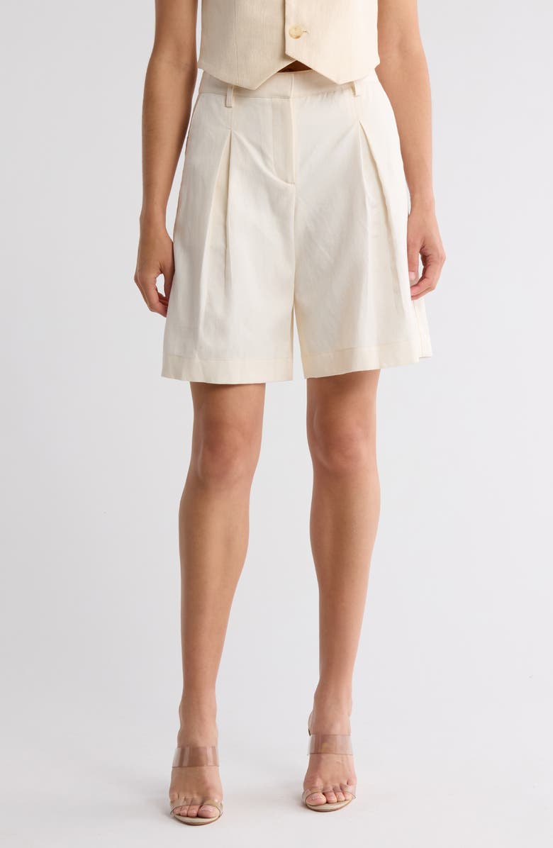 TWP St. George Pleated Shorts, Main, color, 